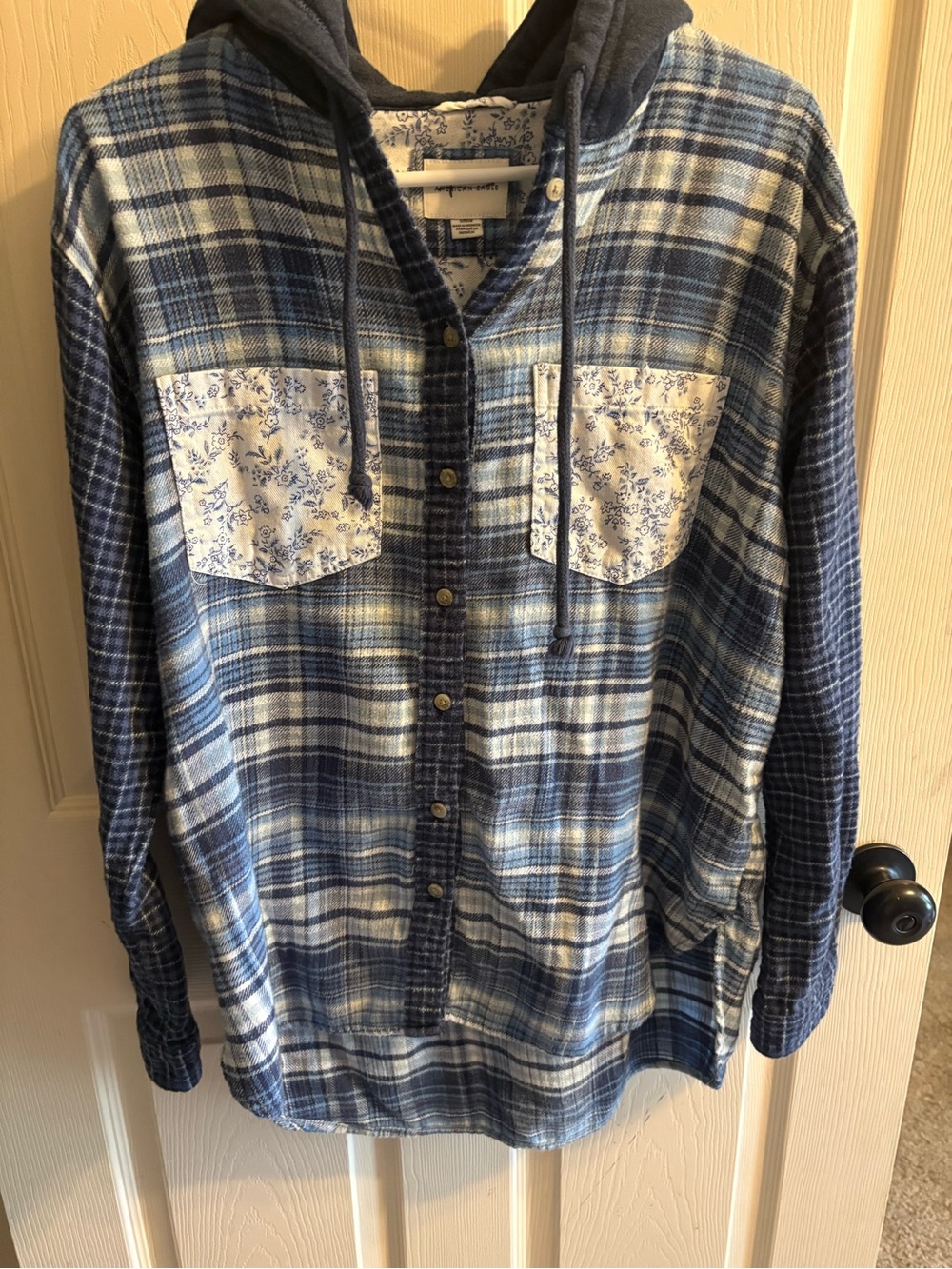 AE Flannel shirt with mixed print